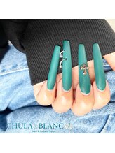 チュラブラン(CHULA&BLANC)/ピアス付きスカルプワンカラー