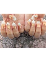 ツインヒール(TwinHeal)/ミラーネイル×グラデーション