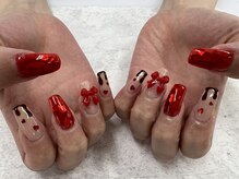 ネイルサロン レクラン(Nail Salon L'ecrin)/バレンタインネイル 新宿