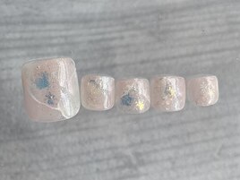 春　フットネイル　デザイン