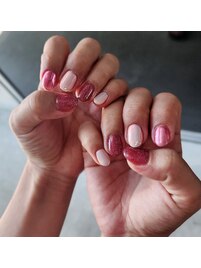 ピンクネイル
