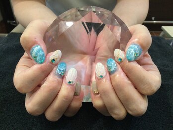 ロココ ラブリヤ ネイル 安城店(Rococo Lovelya Nail)の写真/繊細な手書きアートが高評★経験豊富なプロが創る上質アートにファン多数!!やりたかった理想を叶えます♪
