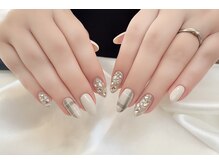 持ち込み画像！チェックネイル。