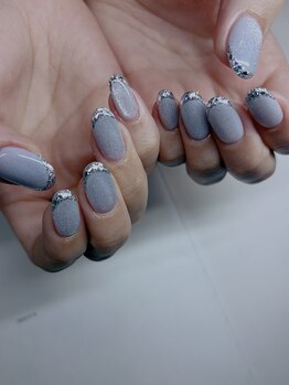 ブルーデイジー 栄本店(Blue daisy)/グレーマグ×ガラスフレンチ