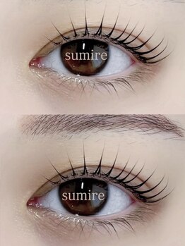 サロン スミレ(salon sumire)の写真/《平日20時まで営業》お客様一人ひとりのお顔立ち/骨格/目の形/まつげの状態に合わせてデザインをご提案♪
