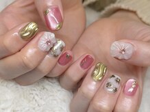 グロスネイル(gloss nail)/ジェルアート/和装ネイル