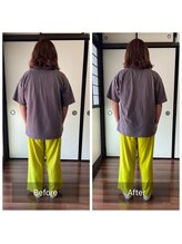 ミントのかべの整体院/施術ビフォーアフター