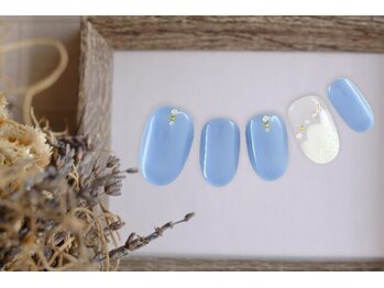 FASTNAIL松戸駅西口店【パラジェル/ジェルネイル専門/定額/マグネット/フットネイル】/フレンチ 自爪風 【11344】