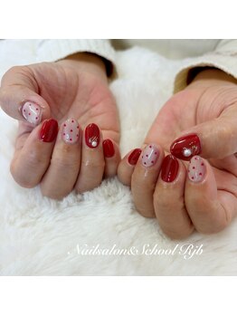 ハートホロネイル