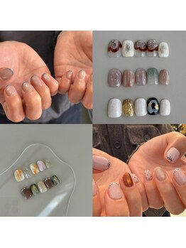スカイフラワー アイ ネイル(sky flower)の写真/ニュアンスデザイン、フォルムにこだわったシンプルネイルおまかせください。丁寧な施術に自信◎