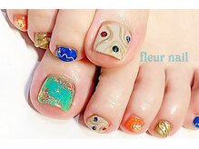 フラワーネイル 古河店(Fleur nail)の雰囲気（アジアンフットネイル♪）