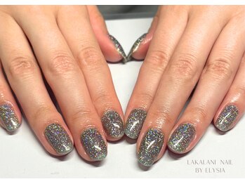 ラカラニネイル バイ エリシア(LaKalani Nail by ELYSIA)/フラッシュネイルでキラキラ☆