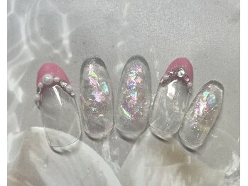 ネイルアンドアイラッシュスタジオ シュシュ(chouchou)/フレンチ・パール・春夏秋冬