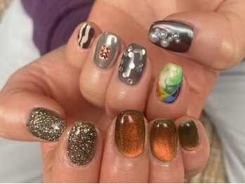 カーティシーネイルズ(curtisii NAILS)/シックユニークミラーマグネット