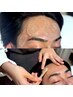 メンズ眉毛ワックス+全顔フェイスワックス ¥12000 [天神/大名/まゆげ]