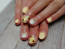 ウォーターワールド 大和店(WATER WORLD)/ひまわりネイル