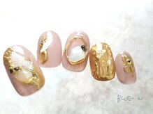 ブルーエヌ(BLUE N)/上品アクセサリーネイル