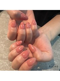 ぷっくりハートネイル！