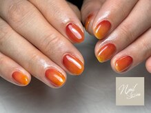 ネイルセッション(nail session)/マンゴーみたいなニュアンス