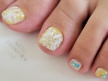 ネイルフロンティア 吉祥寺(NAIL FRONTIER)/ふみの♪向日葵フット11980円