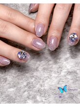 モルフォ 千駄ヶ谷(Morpho)/キラキラコンサートネイル