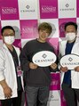 整体院 やす庵&nbsp;関西コレクションに呼んでいただき、こーくんさんと記念撮影。