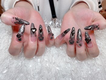 レアネイル 新宿(le'a nail)/ゴージャスブラック