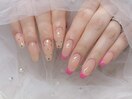 アシンメトリーネイル¥8000～