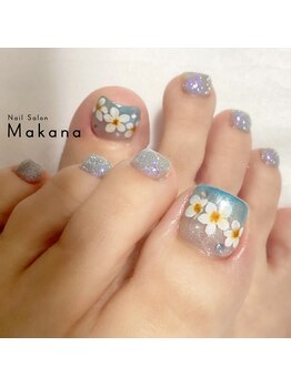 マカナ(Makana)/プルメリア フットネイル