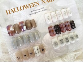 ハロウィンキャンペーンネイル
