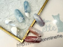 ネイルサロン ミネット(Nail Salon Minette)の雰囲気（毎月選べる定額コースは￥6800☆５週間以内なら付替えオフ無料！）