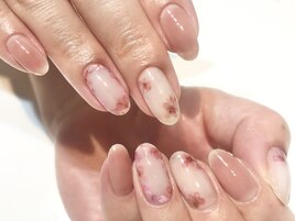 花柄ネイル