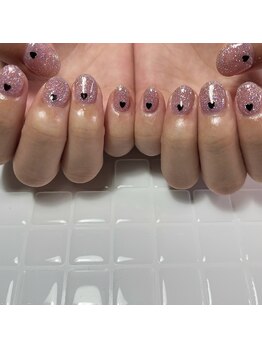 プリュネ(Prune)/フラッシュネイル/ハートネイル