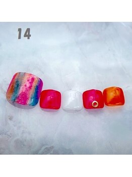 はあとねいる 町田店/フットネイル：No.14