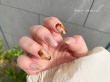 ニーネイル(nee nail.)/べっ甲nail
