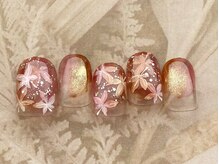 ココロ 新橋(kokoro)/10月ネイルデザイン☆華やか