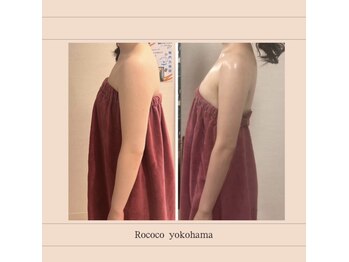 ロココ 横浜店(Rococo)の写真/【服が変わる、姿勢が変わる、私が変わる】姿勢から土台を整え、自信に満ちた立ち姿と理想のバストを。