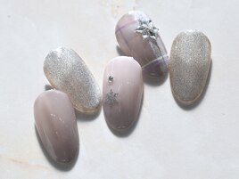 雪の結晶☆チェック☆マグネット