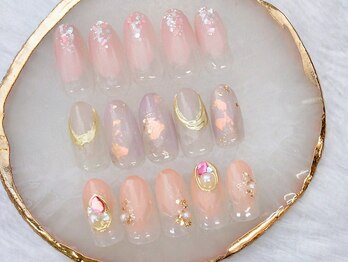 ココラーレ(cocorare)の写真/オフィスでも映えるシンプルデザイン豊富♪【定額¥6000～】◆カラーチェンジOK◆パラジェルベース+¥500