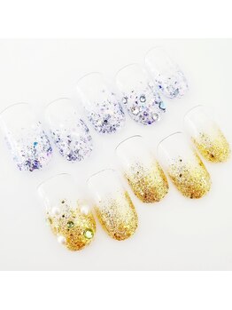 ネイルサロン クイール 小山店(NAIL SALON QUILL)/ラメグラデーション