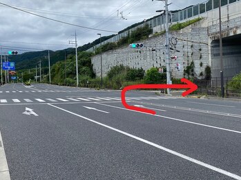 絡流(Rakuryu)/京都市内より沓掛の信号左折後