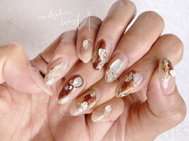 シェルづくしべっこうネイル