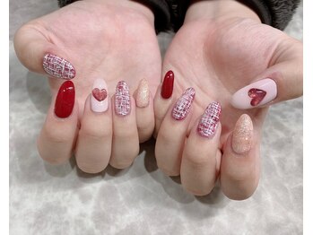 アイピー(I.P)/ツイード×赤ネイル*4500円