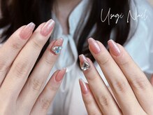 ウサギネイル 新大久保店(usagi nail)/マグネットフレンチ秋可愛い