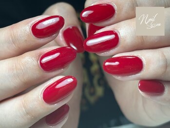 ネイルセッション(nail session)/大好きな赤のワンカラー