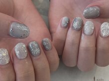 アイネイルズ 吉祥寺店(I nails)/スノーマグネット結晶ネイル