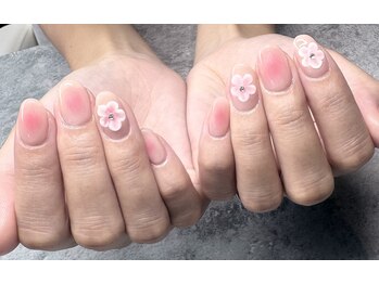 イーローズ(e-Rose)/チークネイル×ワンポイント