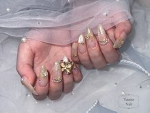 ユーニーネイル(Yoonie Nail)/ゴールドキラキラネイル