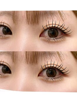 トゥウィンクル(twinkle by HARVeST)の写真/上下マツエクで目力アップと小顔効果の両立を！理想の目元を丁寧に引き出すプロの技で輝こう！◎