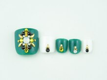 まつげアンドネイル ディアマンローズ(DIAMANT ROSE)/エスニックフットネイル・6600円